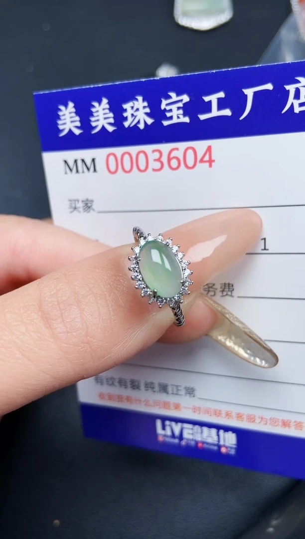 【闪购商品】翡翠颈饰银S925镶嵌3604