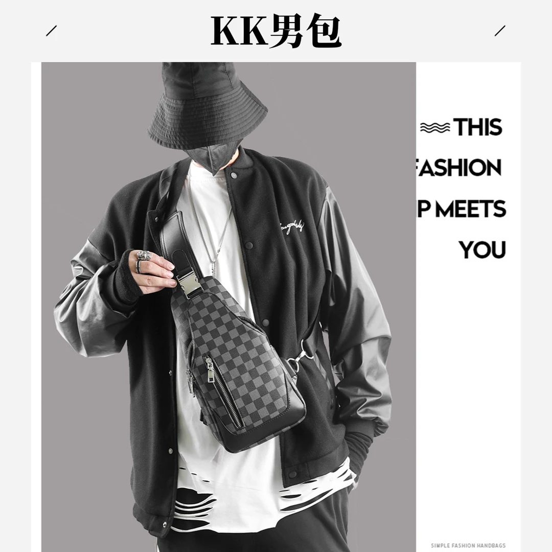 挎包真皮男款爆款2025新款正品户外骑行男士新款时尚休闲潮流男包