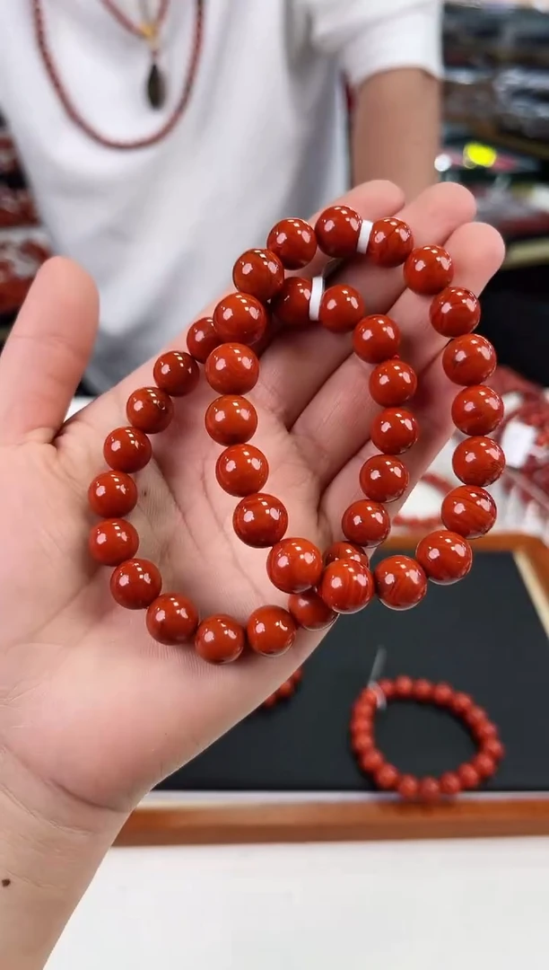 【闪购商品】南红玛瑙瓦西手串10+未镶嵌（多样式发其一）