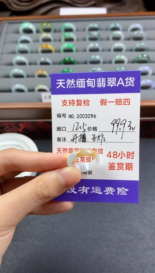 颈饰未镶嵌翡翠圈口12-13