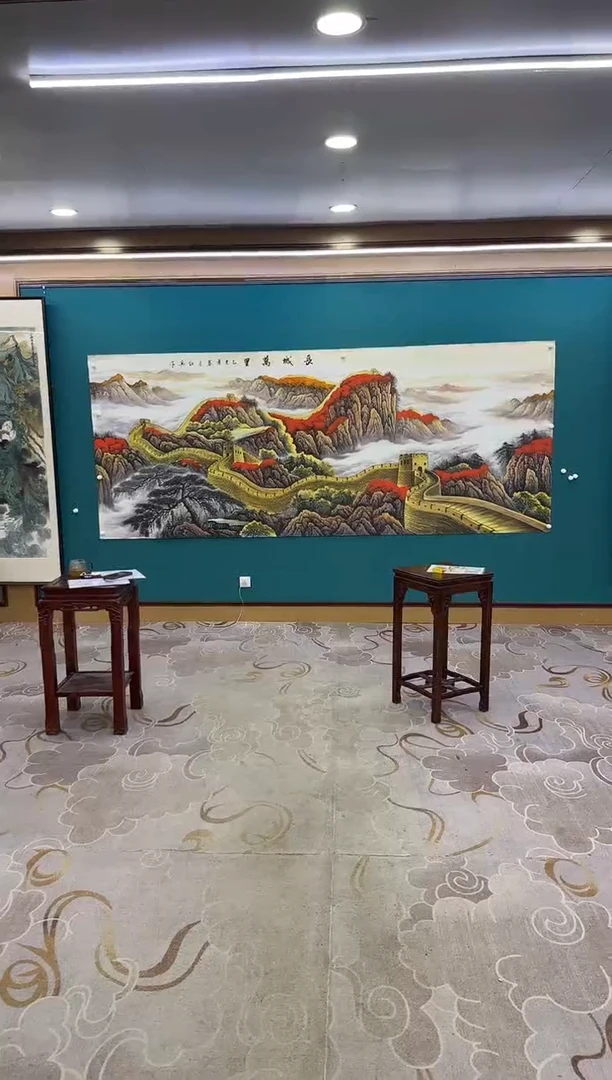 绘画Y-王红兵-大丈二-山水画