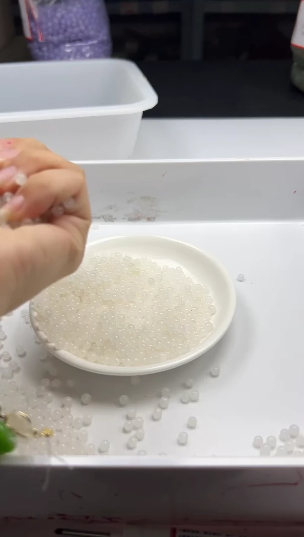 颈饰未镶嵌和田玉W2088和田*羊脂白4mm*30颗