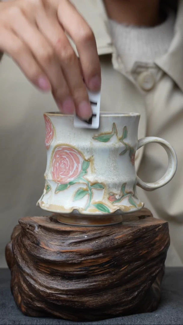 杯子陶473景德镇手创手绘杯（食品级）