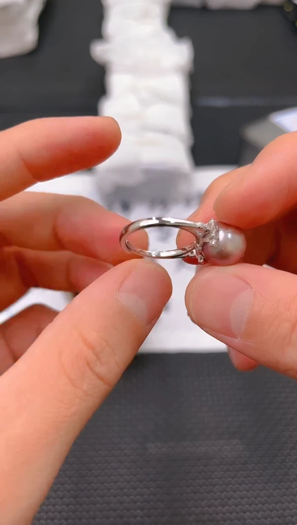 未镶嵌淡水珍珠耳饰jz1061