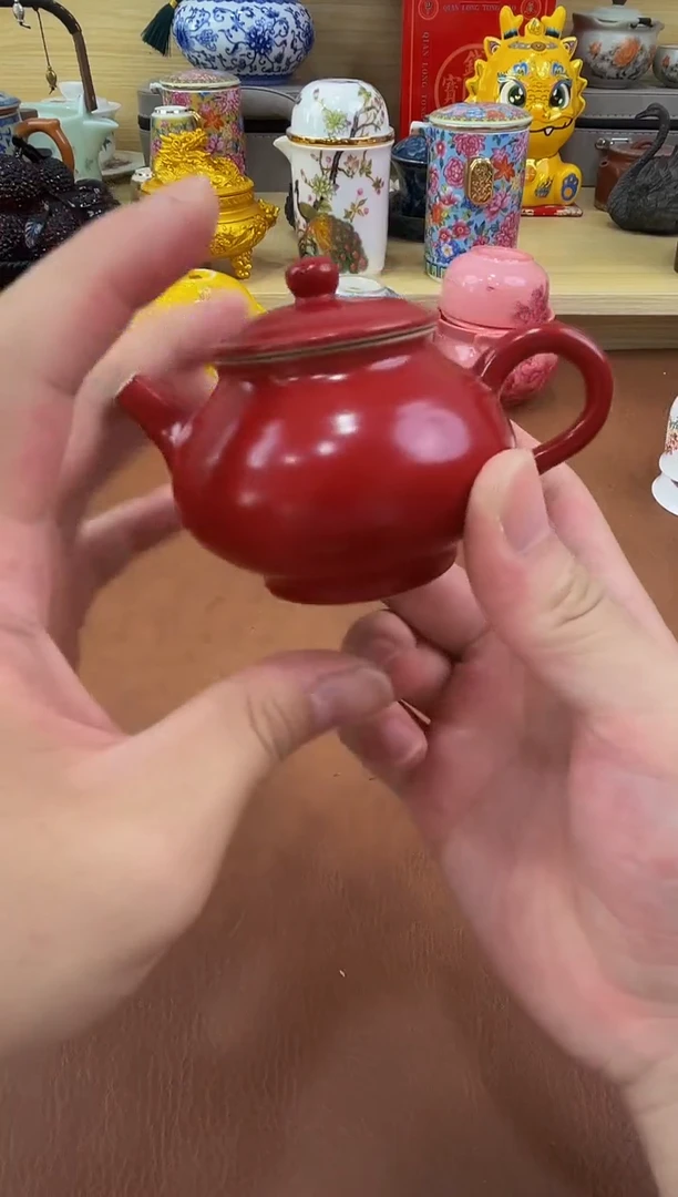 陶瓷茶具摆件旅行套组