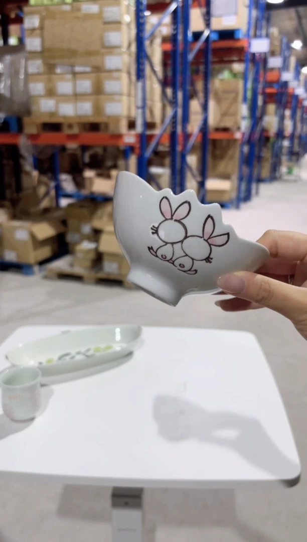 搪瓷wave 兔儿童饭碗微微瑕体验装微微瑕体验装