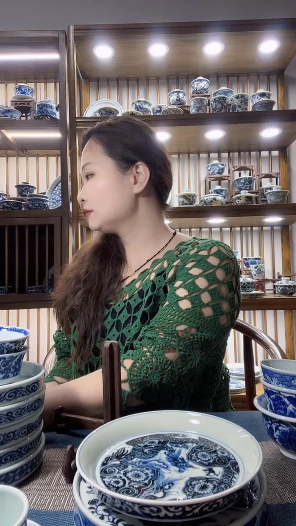 等*来直播间福利隆穿花壶承元青花