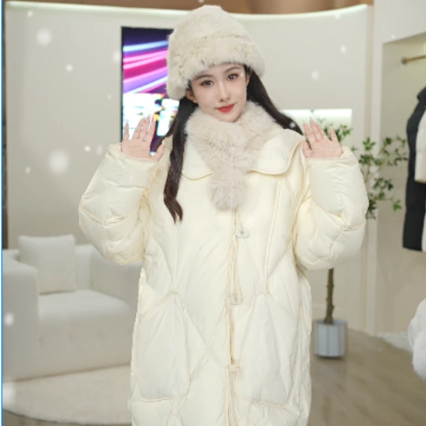 纯色雪景围脖