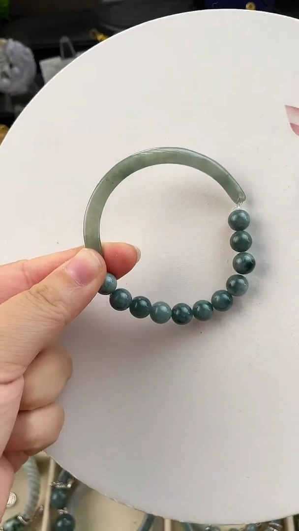 颈饰未镶嵌翡翠手工定制默认微瑕主播介绍为准