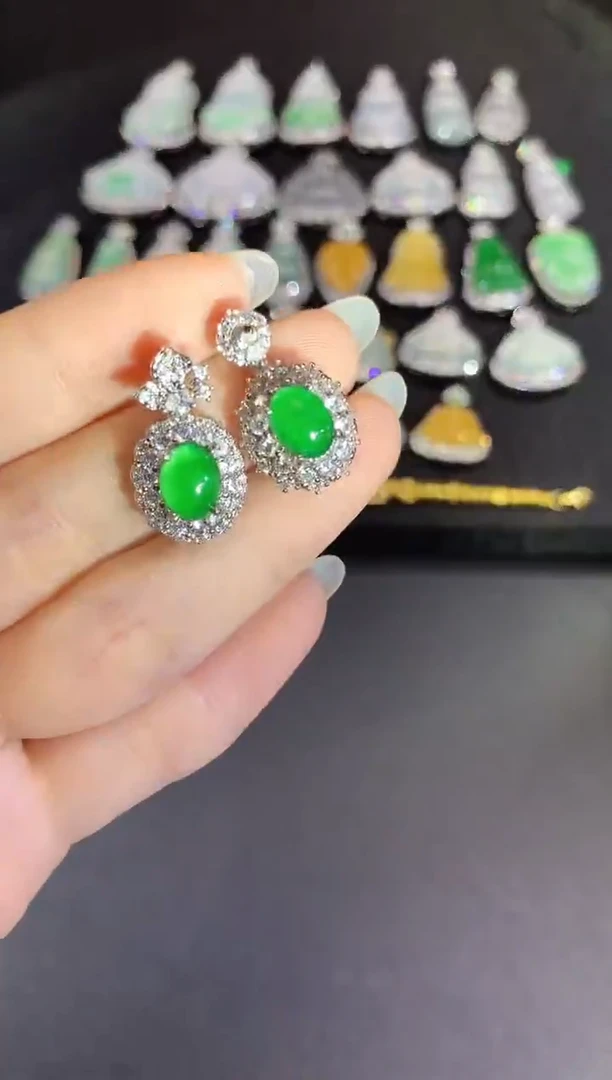 吊坠(不含链)未镶嵌翡翠4-蛋面（多样性发货一件（不含链和扣