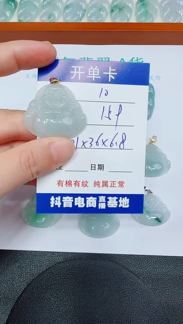 翡翠未镶嵌吊坠(赠链)10
