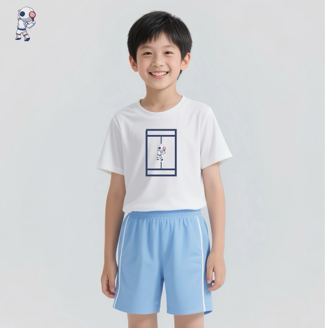 布士达宇航员少年网球T恤（男孩）