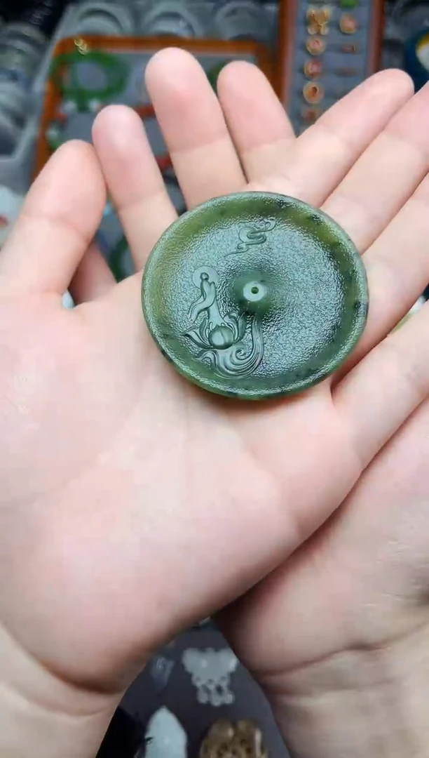 未镶嵌和田玉摆件香插06