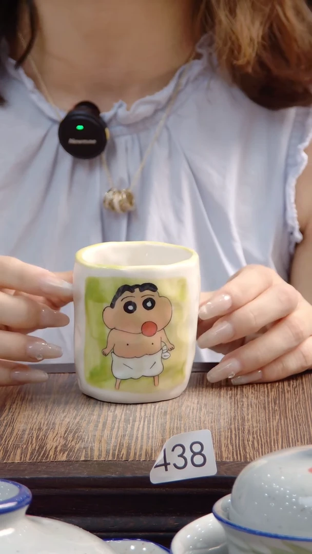 杯子景德镇陶瓷手绘438