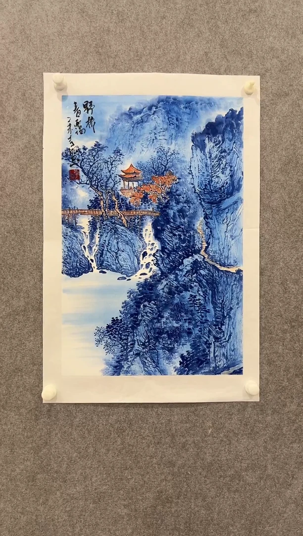 国画李纲-2.7平尺-国画作品