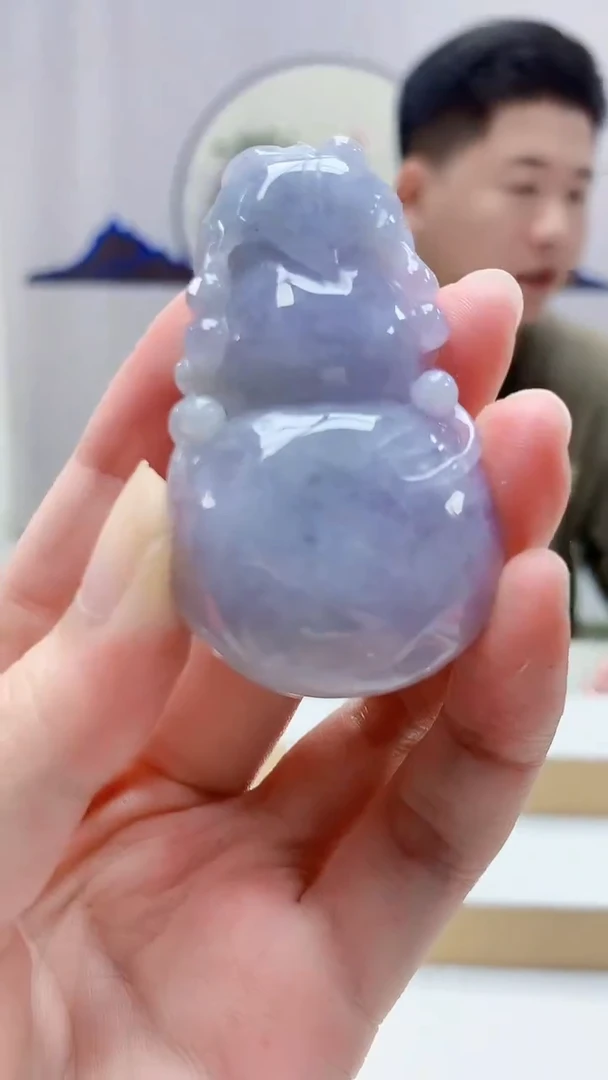未镶嵌定制翡翠4917zm-毛货挂件21葫芦