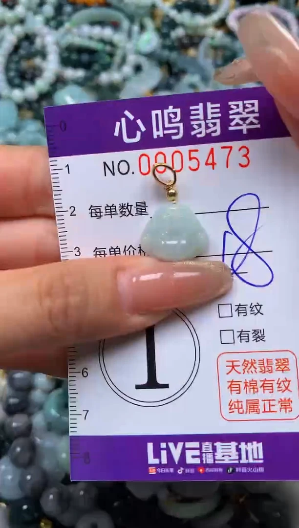 颈饰未镶嵌翡翠闪购005473