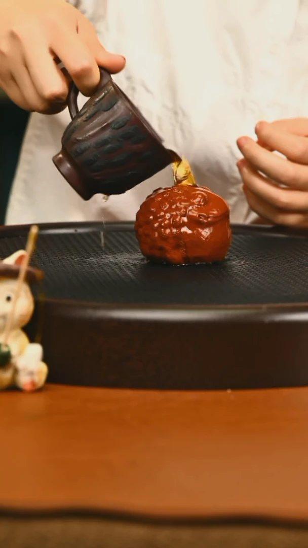 茶壶紫砂宜兴原矿紫砂手工茶宠地包天