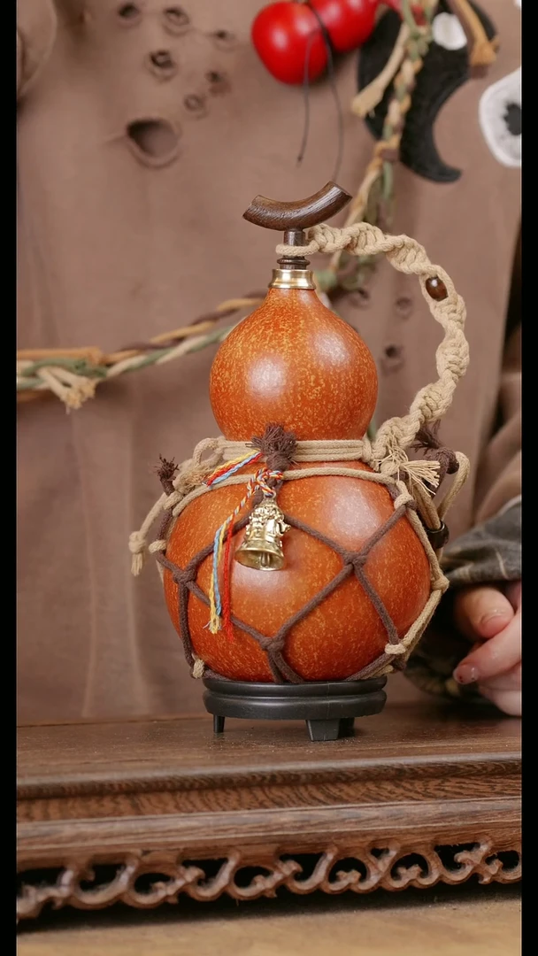 218号精品天然大漆酒葫芦一物一拍~