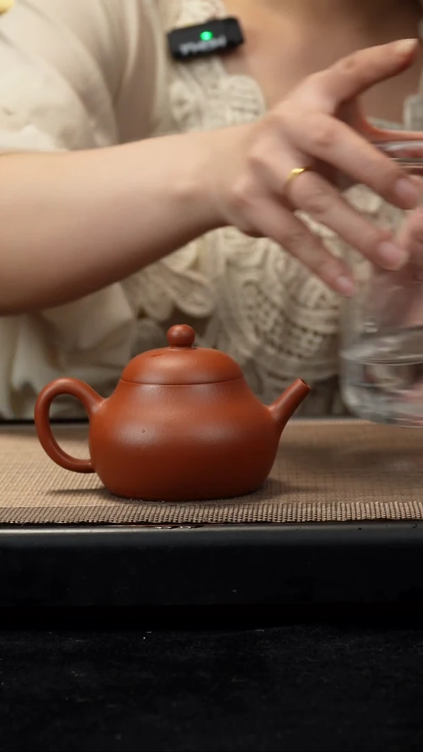 茶壶紫砂朱泥点汤君德150CC