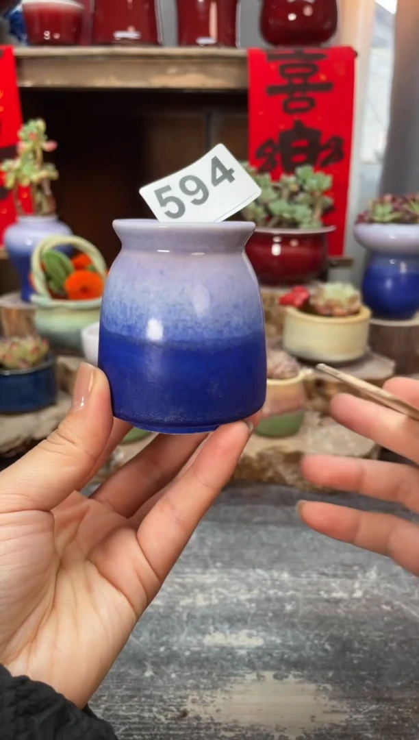 【闪购商品】摆件594知木小芳花盆编号