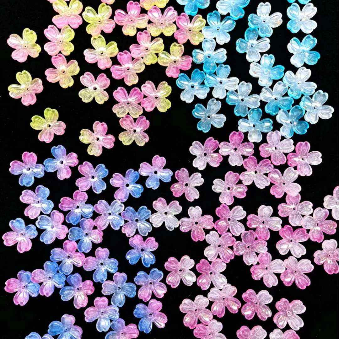 琉璃 4瓣花瓣 DIY材料