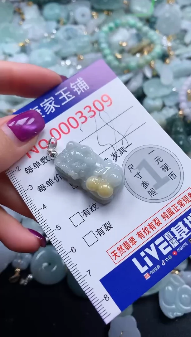 颈饰未镶嵌翡翠3309