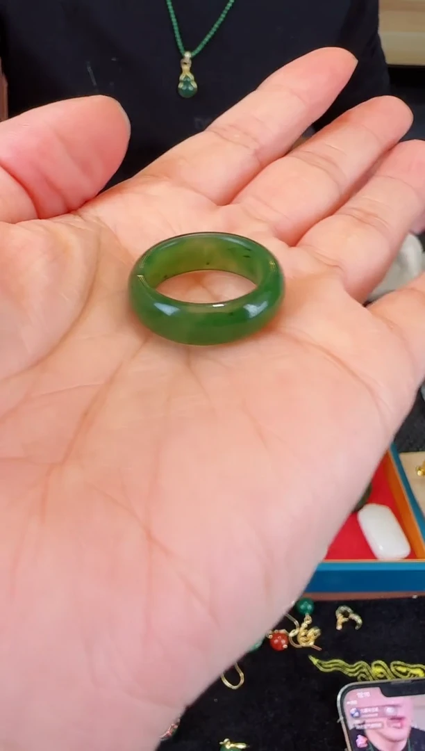 未镶嵌戒圈和田玉16-18圈口