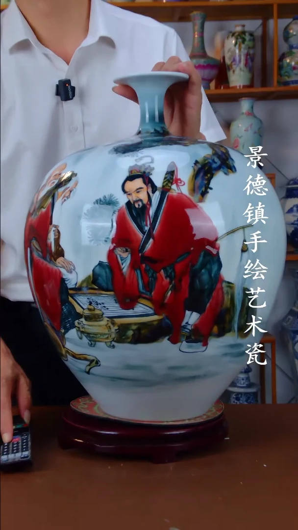 现代景德镇手工手绘陶瓷摆件38