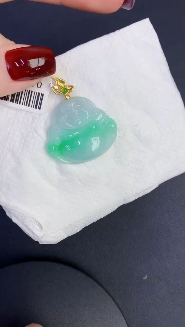 颈饰未镶嵌翡翠缅甸天然翡翠A货