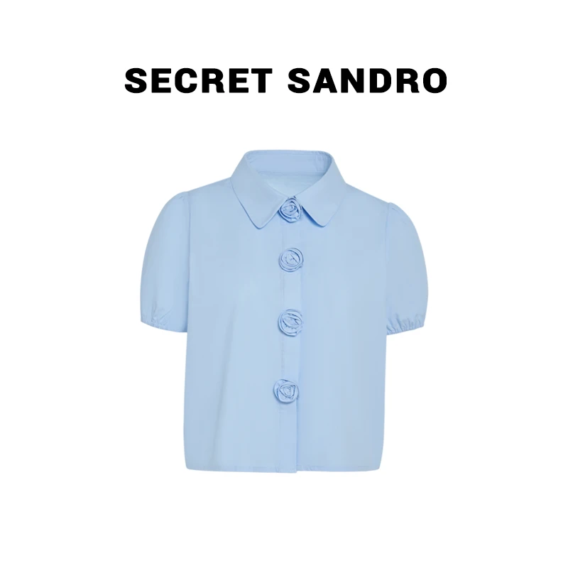 【蓝玫瑰】Secret Sandro 楚楚 衬衫 C55209116C