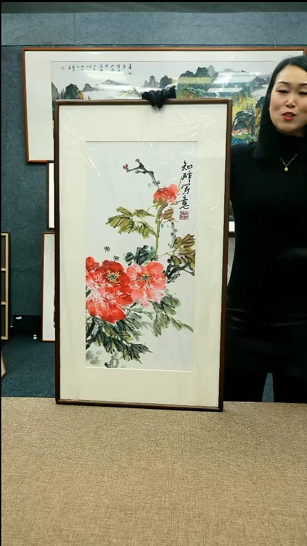 【闪购商品】国画52*92知非老师花鸟