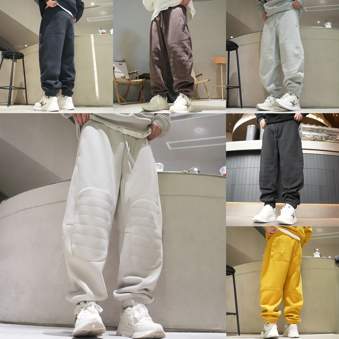秋冬款弯刀男士百搭舒适时尚韩版宽松潮流卫裤百搭运动束脚休闲裤