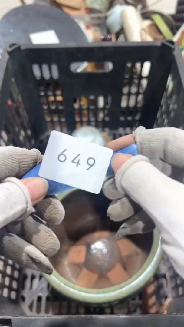 陶瓷半**雨工艺品摆件0924649