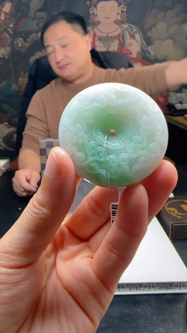 【闪购商品】定制翡翠未镶嵌L-@@QJXC12139