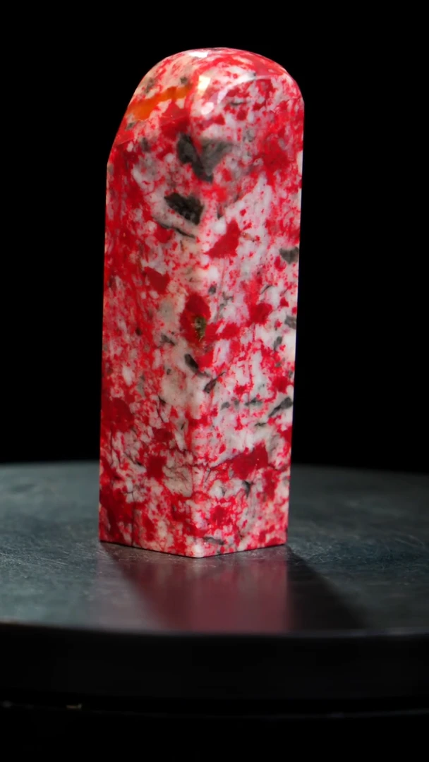 鸡血石大红袍鸡血石旬阳