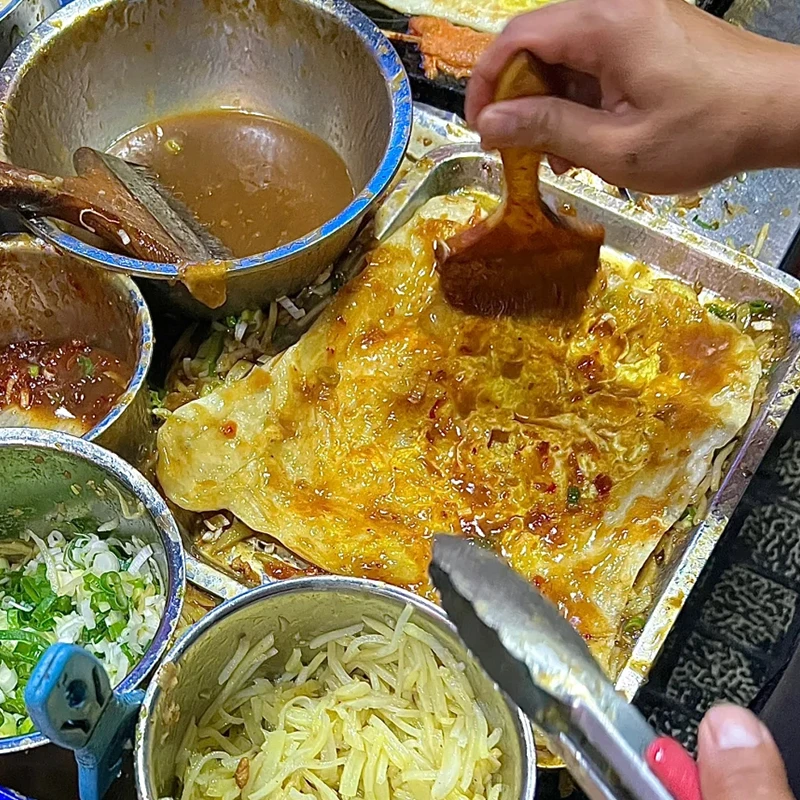 【加热即食】原味鸡蛋灌饼皮速食儿童早餐半成品煎饼手抓饼面胚商用