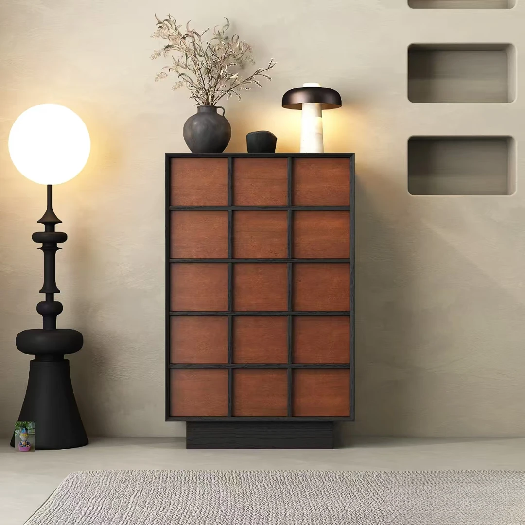 繁星五斗柜中古风边柜复古客厅卧室储物柜餐边柜客厅收纳柜靠墙