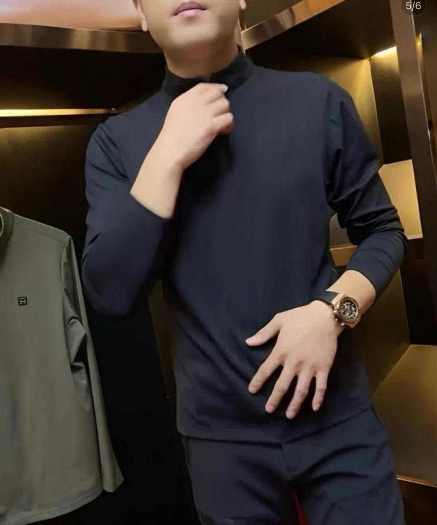 【2号户外大码长袖】-经典百搭时尚重工圆领长袖