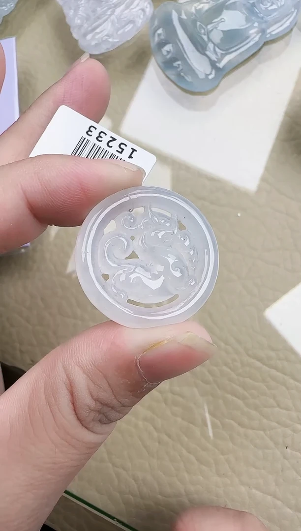 颈饰未镶嵌翡翠缅甸翡翠a货