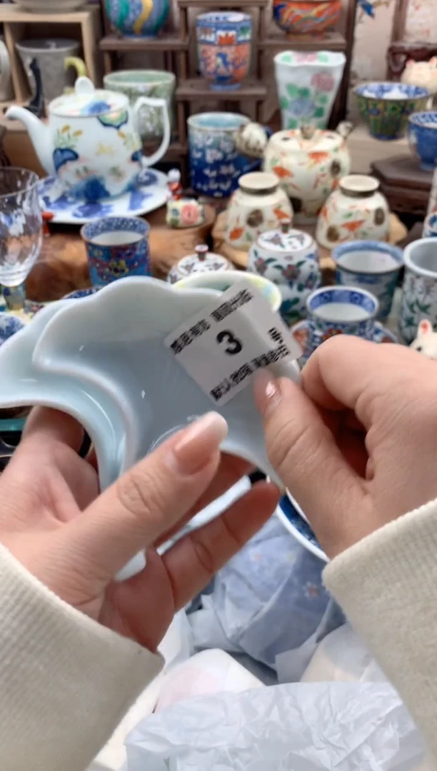 瓷片一****姐3号九姑娘工艺品瓷器