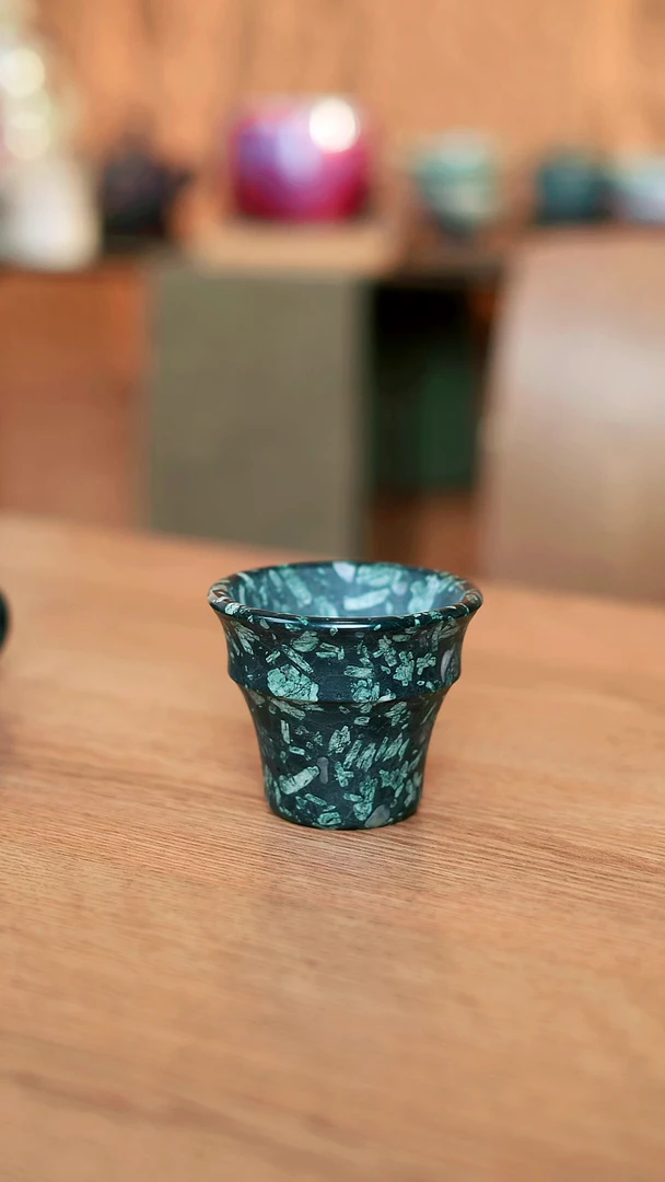 寻武记安山玉竹节杯