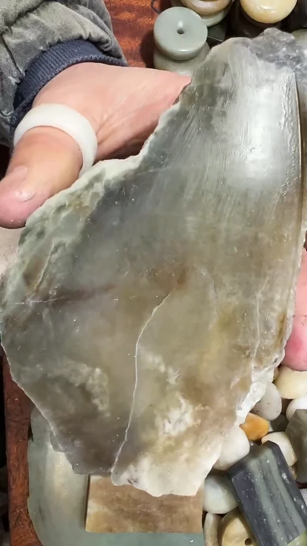 未镶嵌和田玉珠宝半成品1