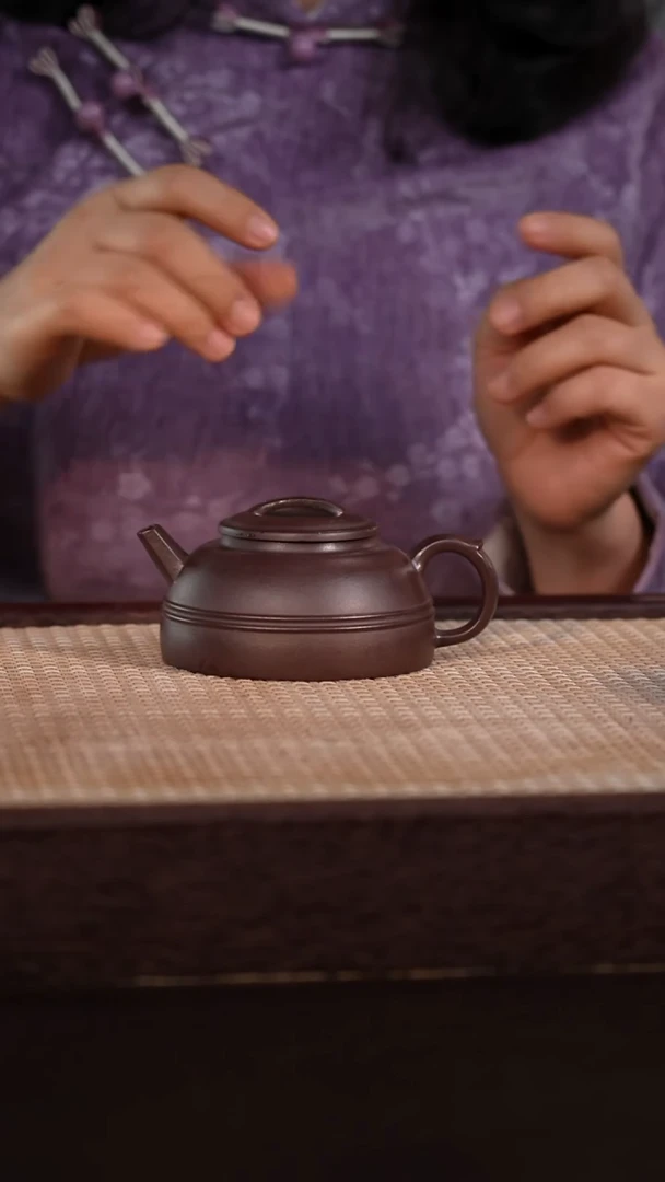 茶壶紫砂紫泥 170cc