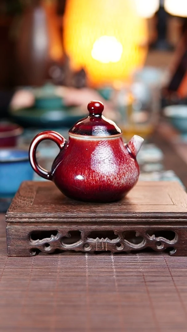 606 小梨壶 煤烧玉石釉