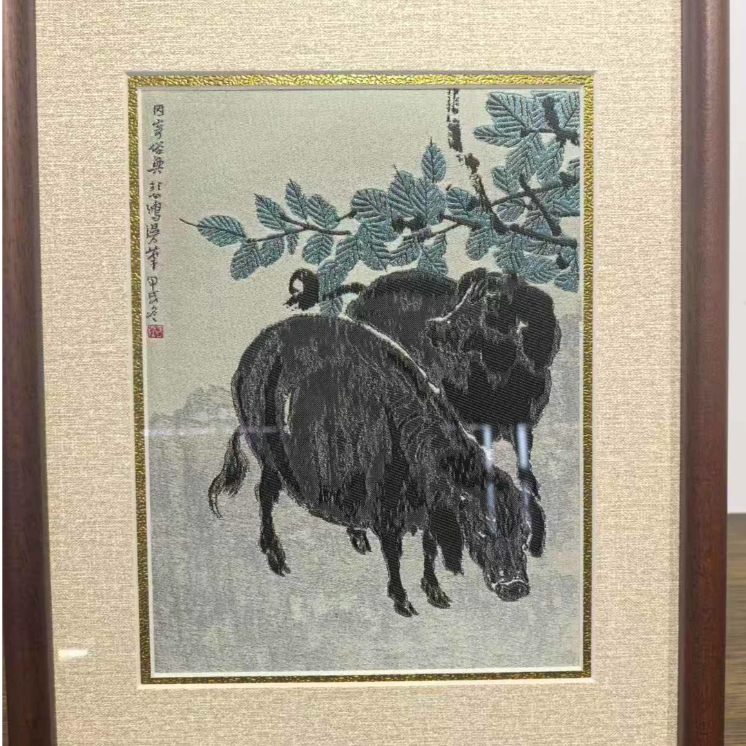 【静姐】蜀锦桑梓野猪图2（猪）