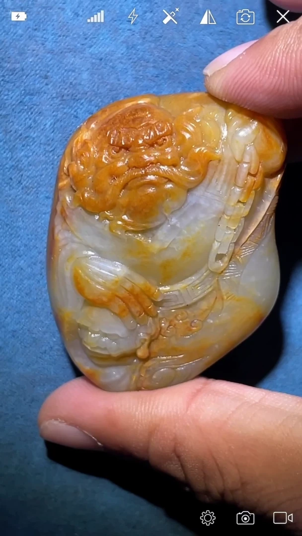 未镶嵌和田玉挂件CM 钟馗吊坠