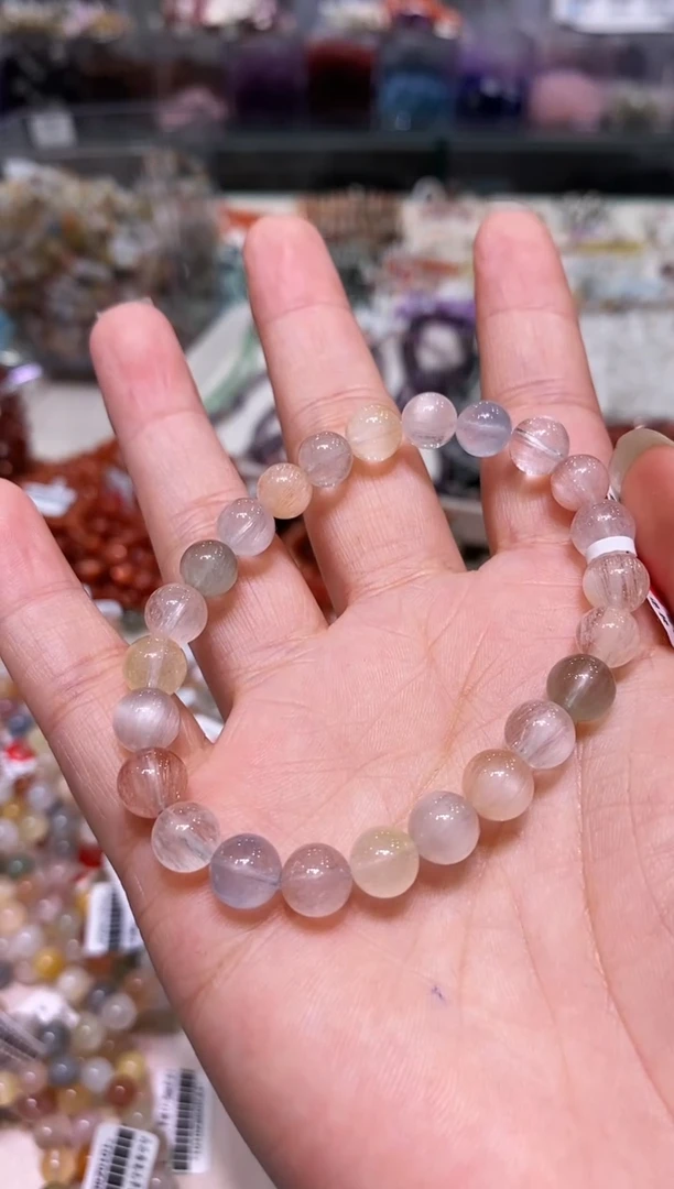 未镶嵌手串水晶多样性发其一兔毛7.5+