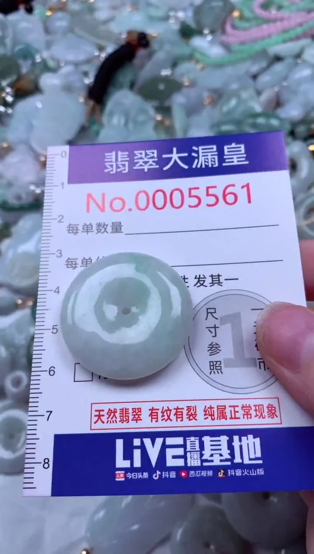吊坠(不含链)未镶嵌翡翠5561