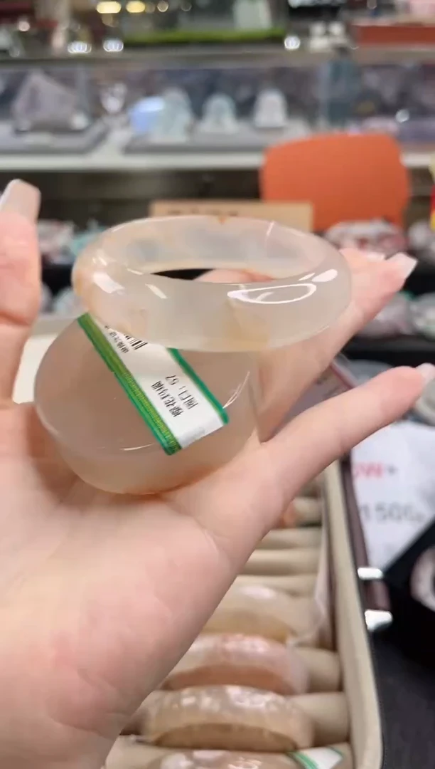 未镶嵌手镯石英质玉57圈口（赠品镯心）6648655